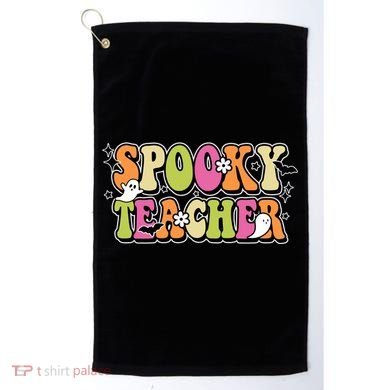 Spooky Teacher Festive Halloween Cute Golf Towel
