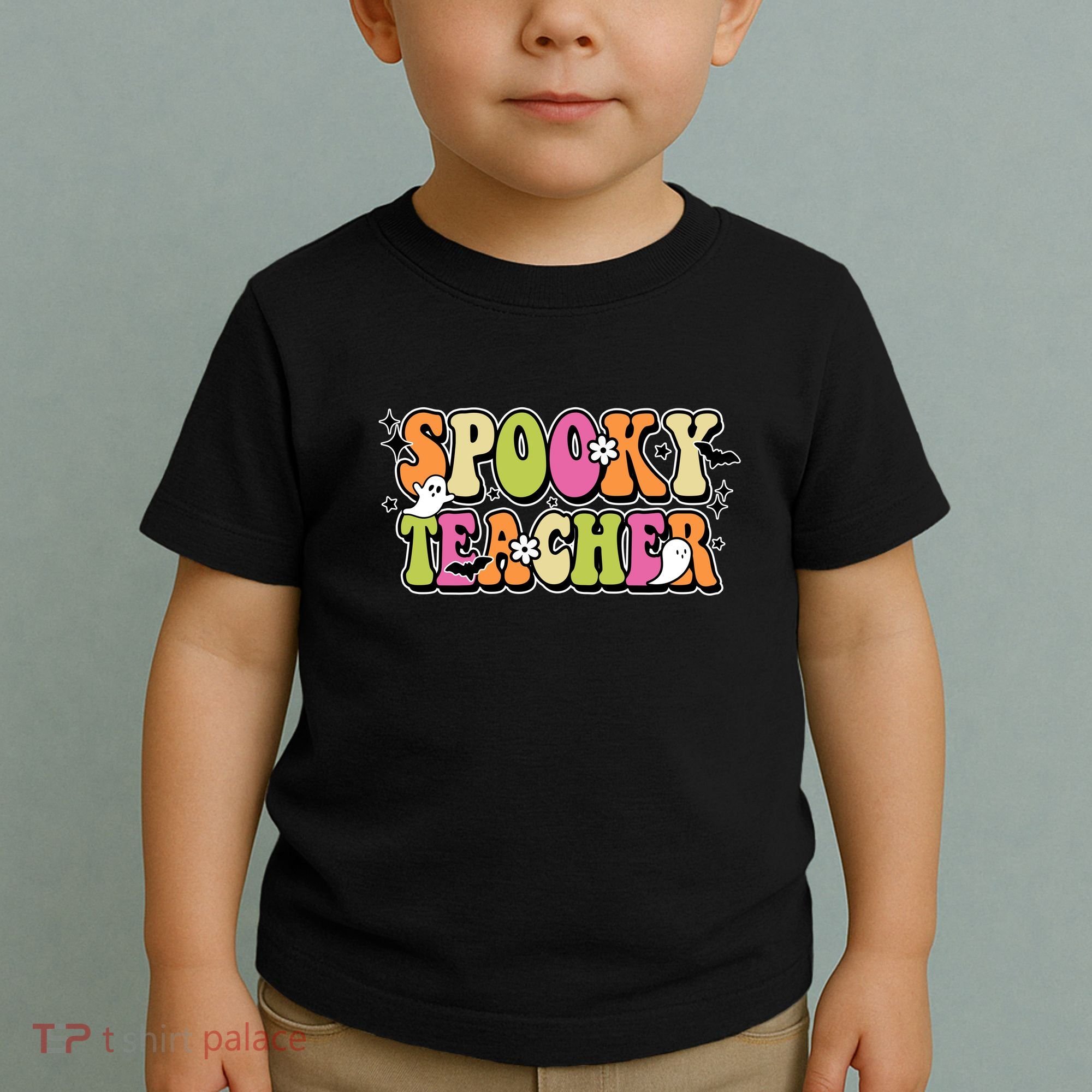 Spooky Teacher Festive Halloween Cute Toddler T-Shirt
