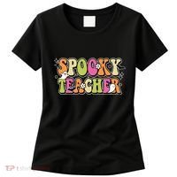 Spooky Teacher Festive Halloween Cute Women's T-Shirt thumb 0