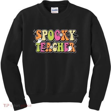Spooky Teacher Festive Halloween Cute Kids Sweatshirt
