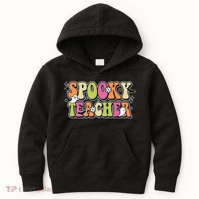 Spooky Teacher Festive Halloween Cute Kids Hoodie