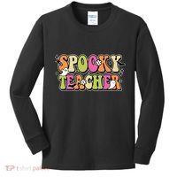 Spooky Teacher Festive Halloween Cute Kids Long Sleeve Shirt thumb 0