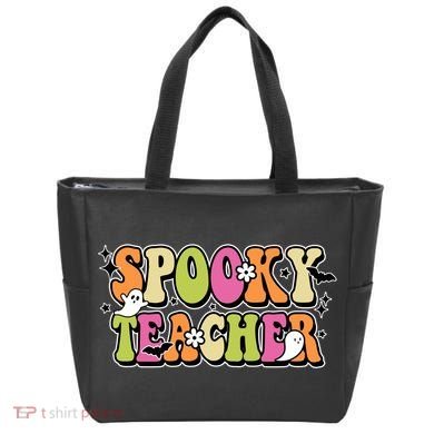 Spooky Teacher Festive Halloween Cute Tote Bag
