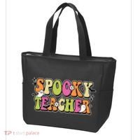 Spooky Teacher Festive Halloween Cute Tote Bag thumb 3