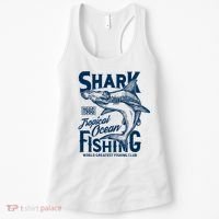 Shark Tropical Fishing World Greatest Fishing Club Women's Tank Top thumb 0