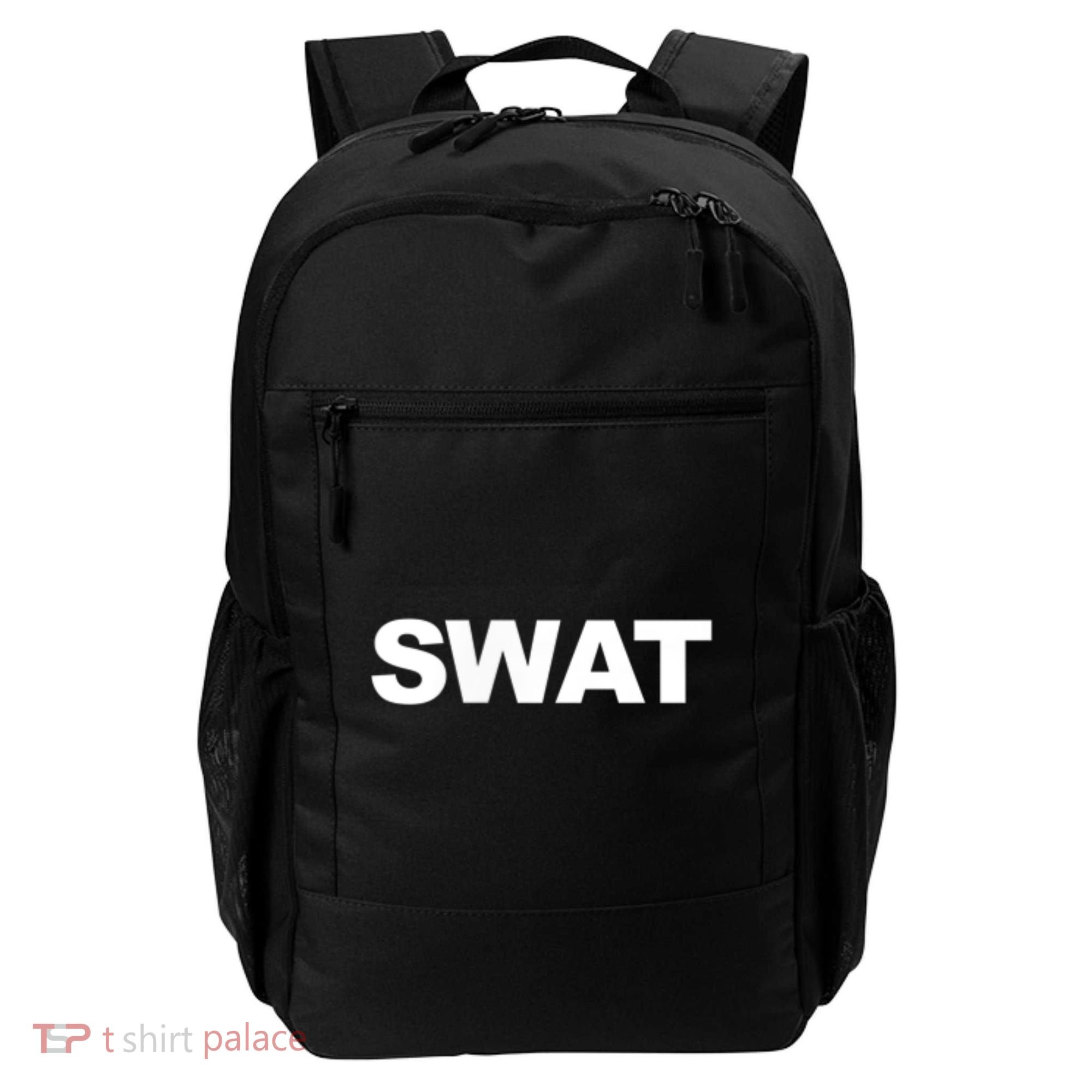 SWAT Team Front Back Print SWAT Team Backpack
