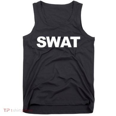 SWAT Team Front Back Print SWAT Team Tank Top
