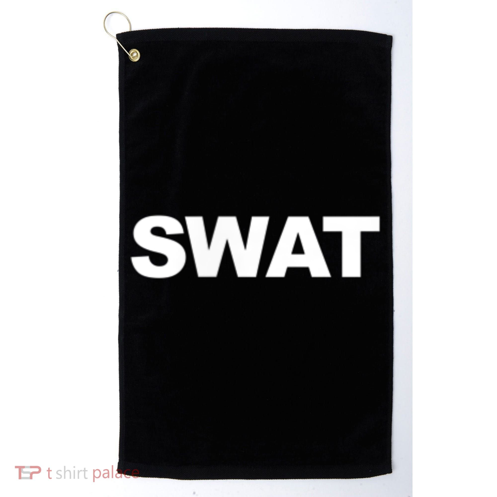 SWAT Team Front Back Print SWAT Team Golf Towel
