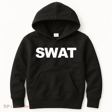 SWAT Team Front Back Print SWAT Team Kids Hoodie
