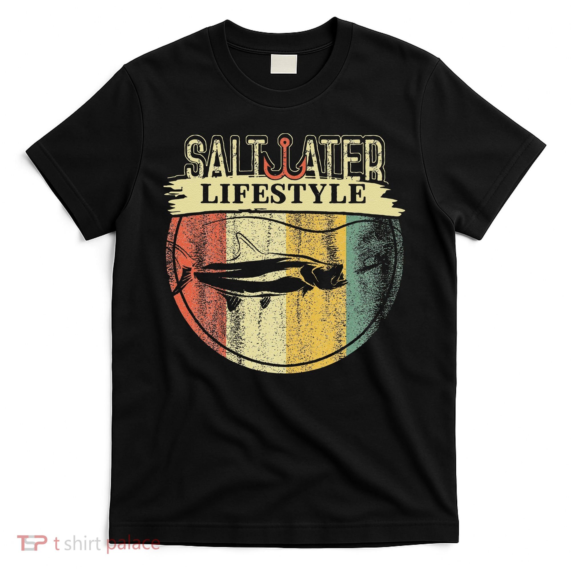 Saltwater Tarpon Fishing Sport Game Fish Lover Fisherman T-Shirt