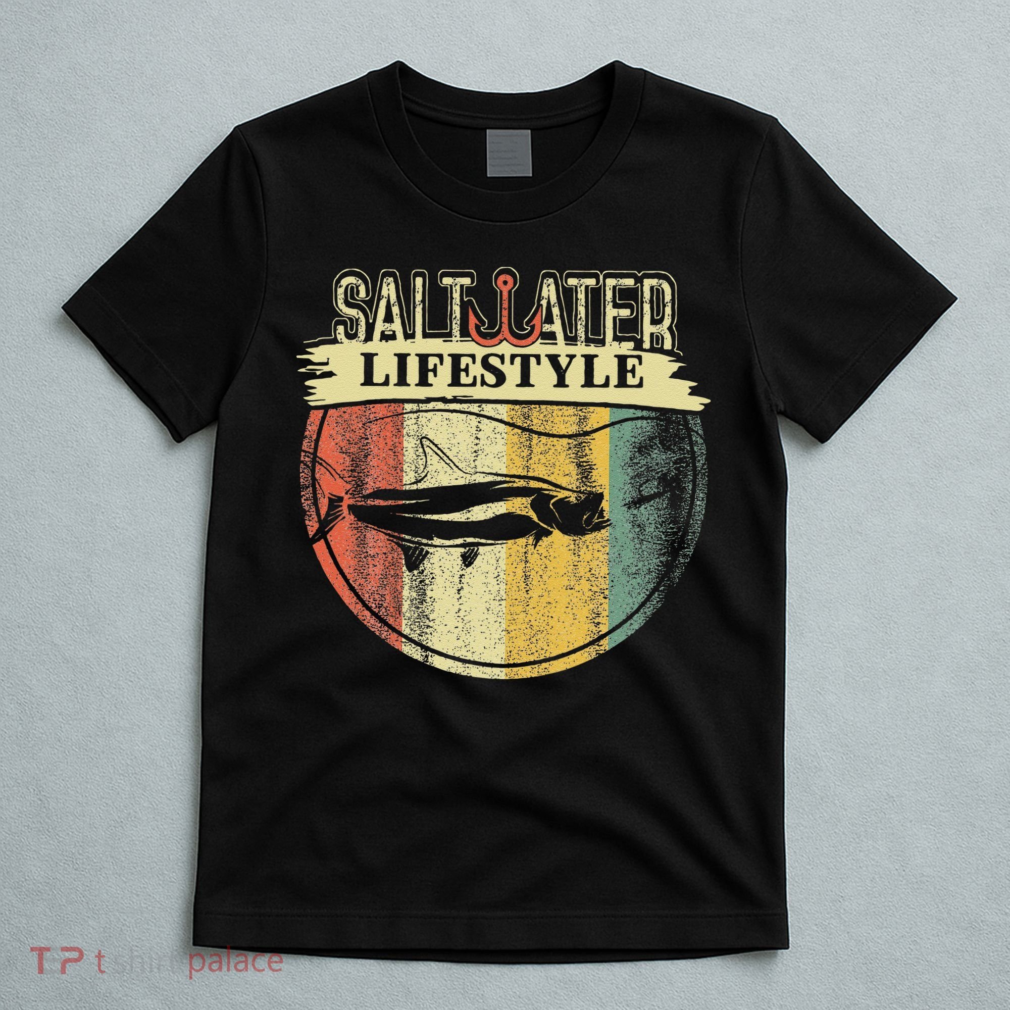 Saltwater Tarpon Fishing Sport Game Fish Lover Fisherman T-Shirt
