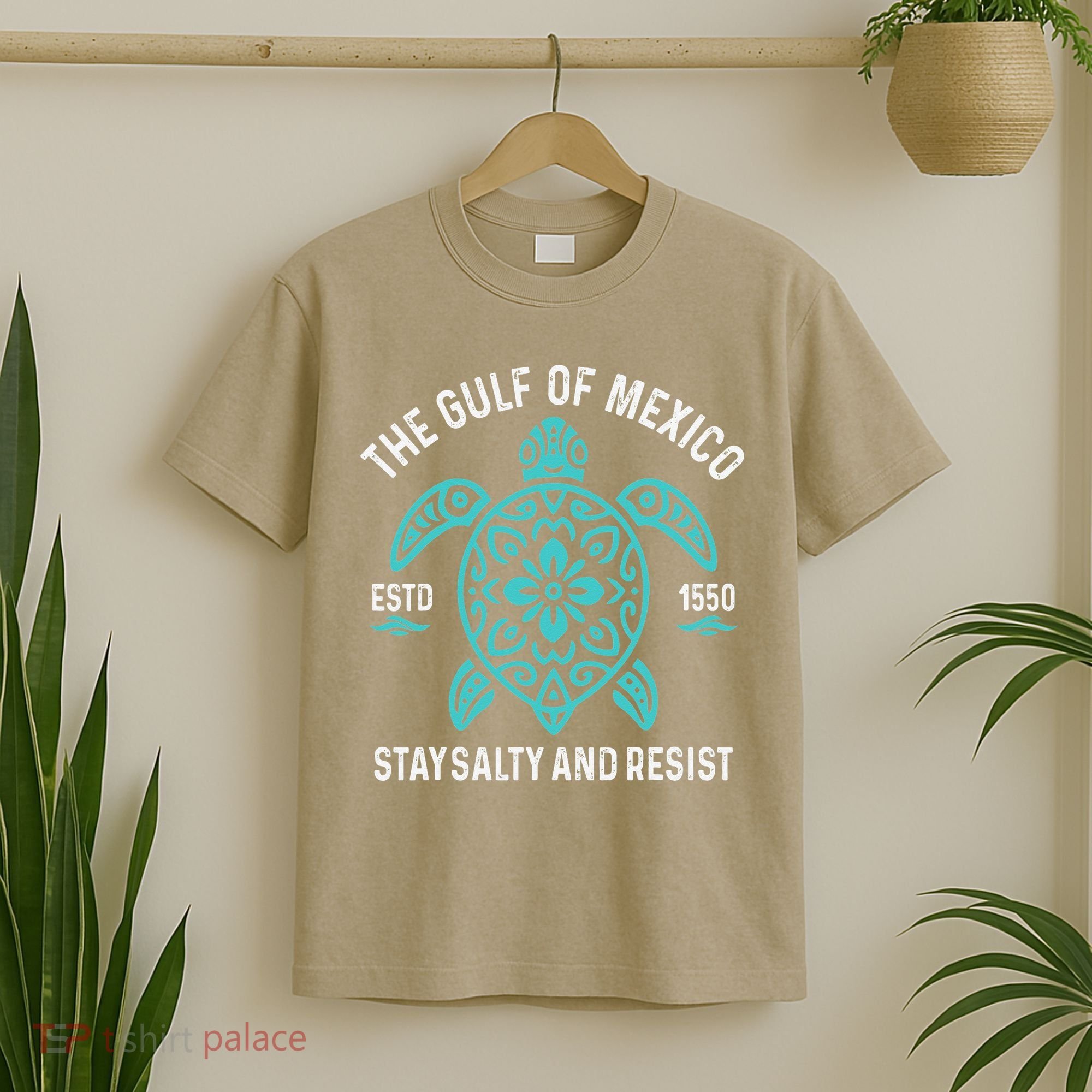 Stay The Gulf Of Mexico Be Salty And Resist Turtle T-Shirt