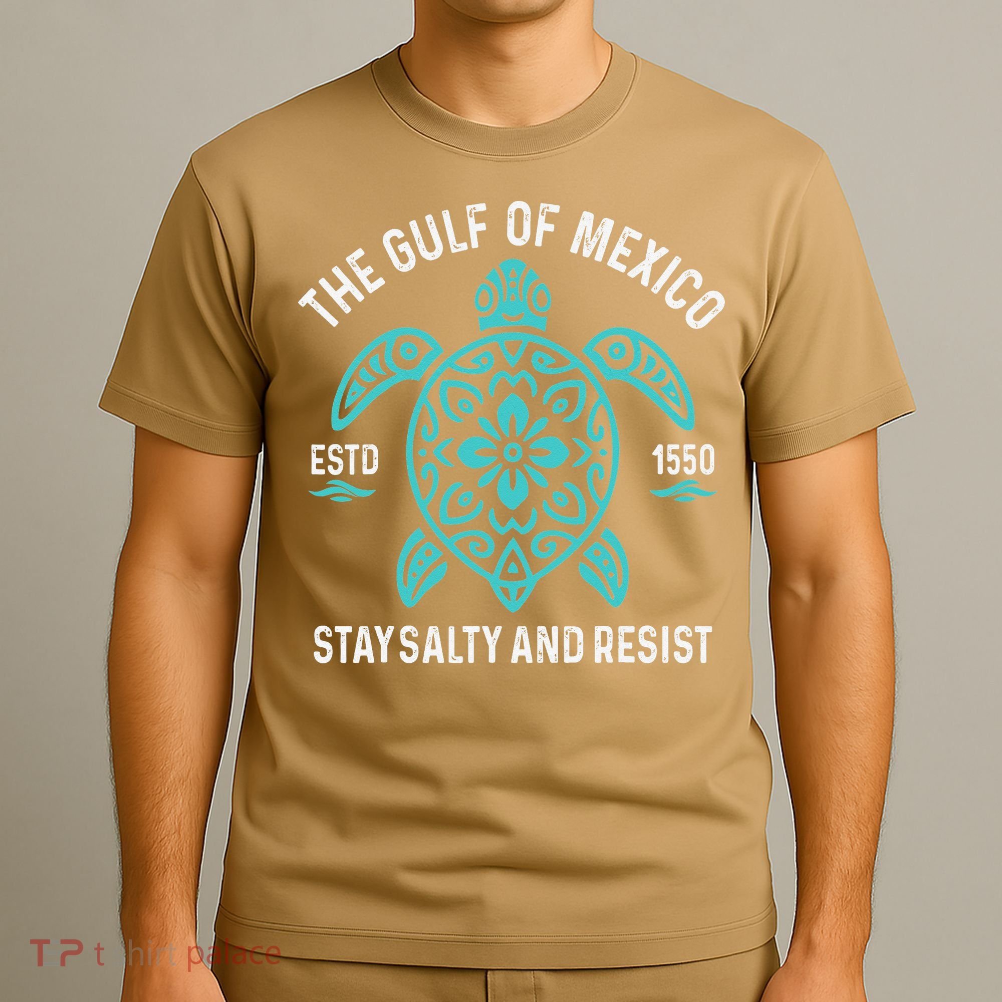 Stay The Gulf Of Mexico Be Salty And Resist Turtle T-Shirt