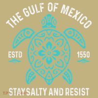 Stay The Gulf Of Mexico Be Salty And Resist Turtle Mousepad thumb 1