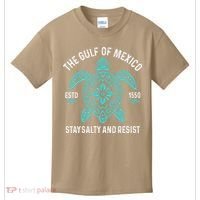 Stay The Gulf Of Mexico Be Salty And Resist Turtle Kids T-Shirt thumb 0