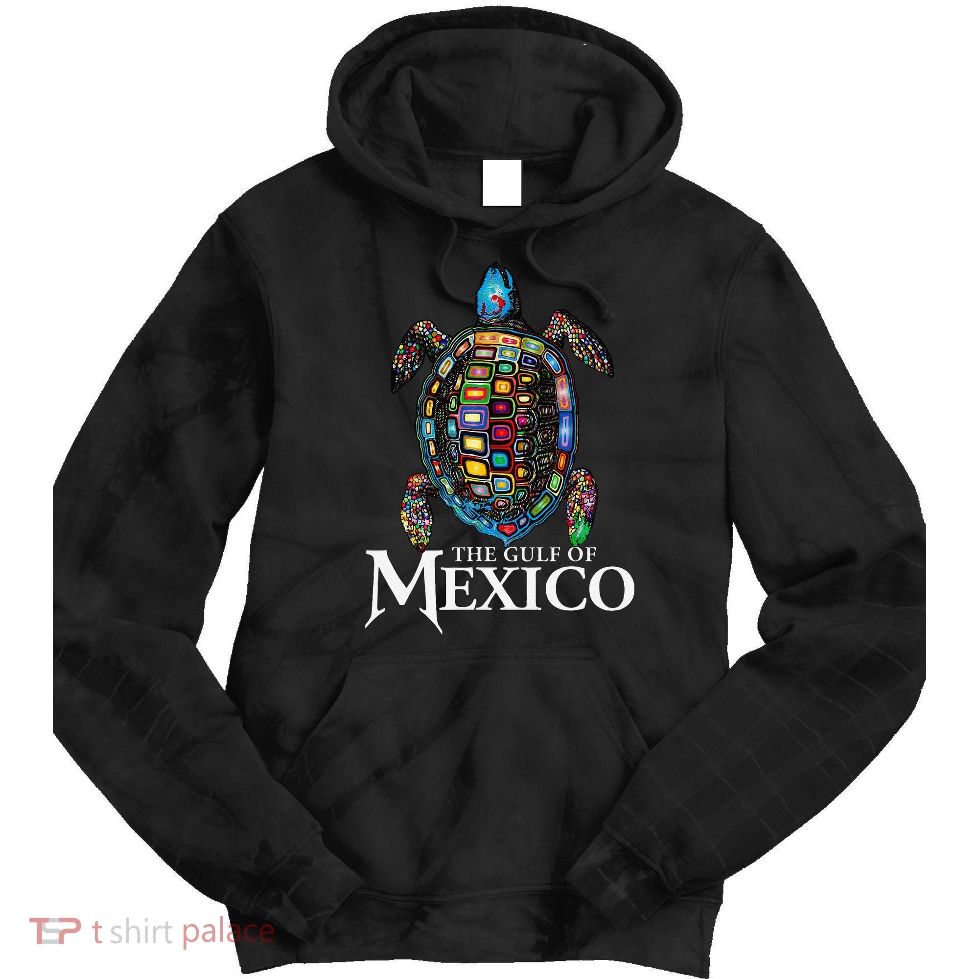 Sea Turtle Gulf Of Mexico Never Forget Trump Tie Dye Hoodie