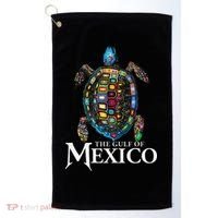 Sea Turtle Gulf Of Mexico Never Forget Trump Golf Towel thumb 0