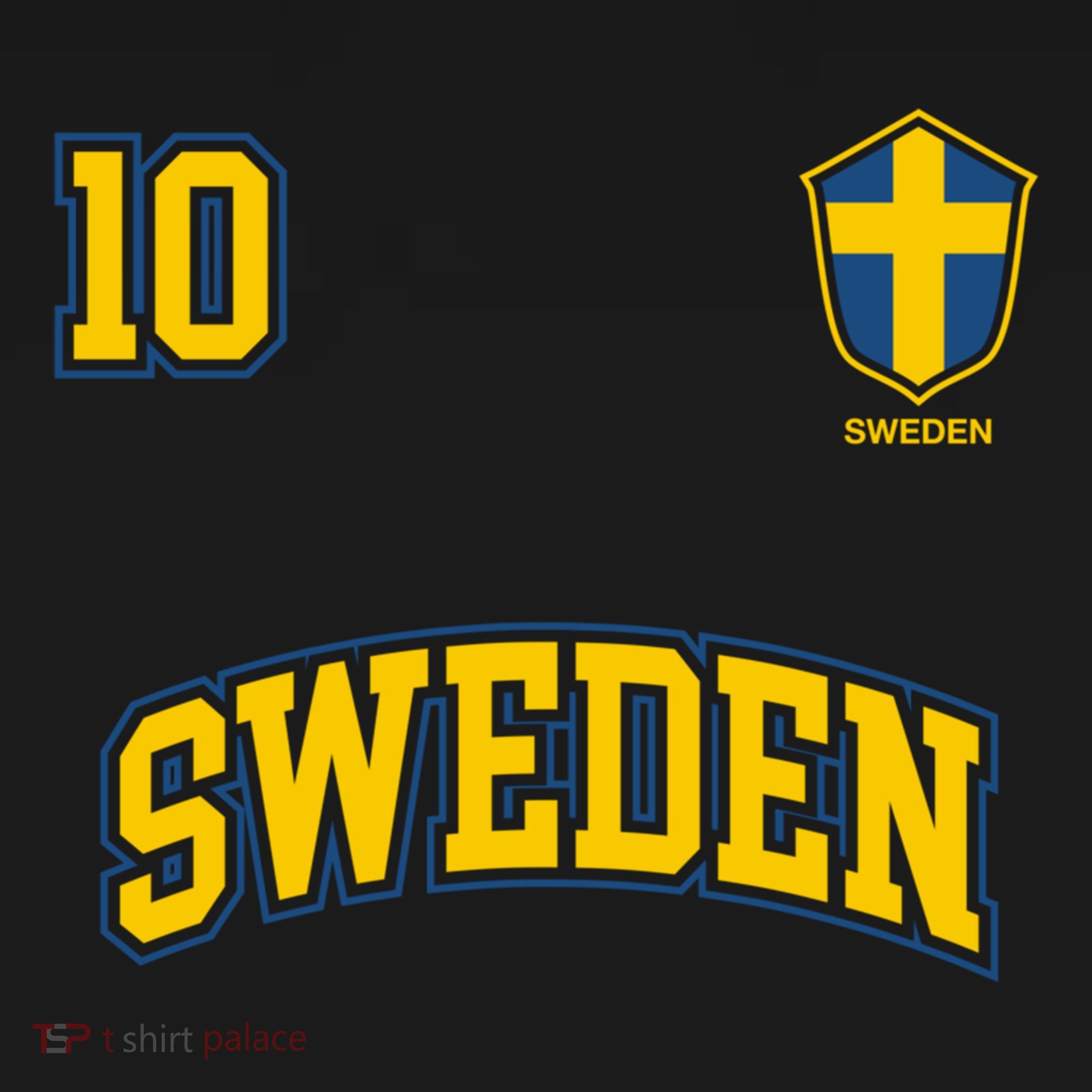 Sweden Team Gift No 10 Sports Swedish Flag Soccer Gift Women's Hoodie