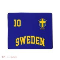 Sweden Team Gift No 10 Sports Swedish Flag Soccer Gift Mousepad thumb 0