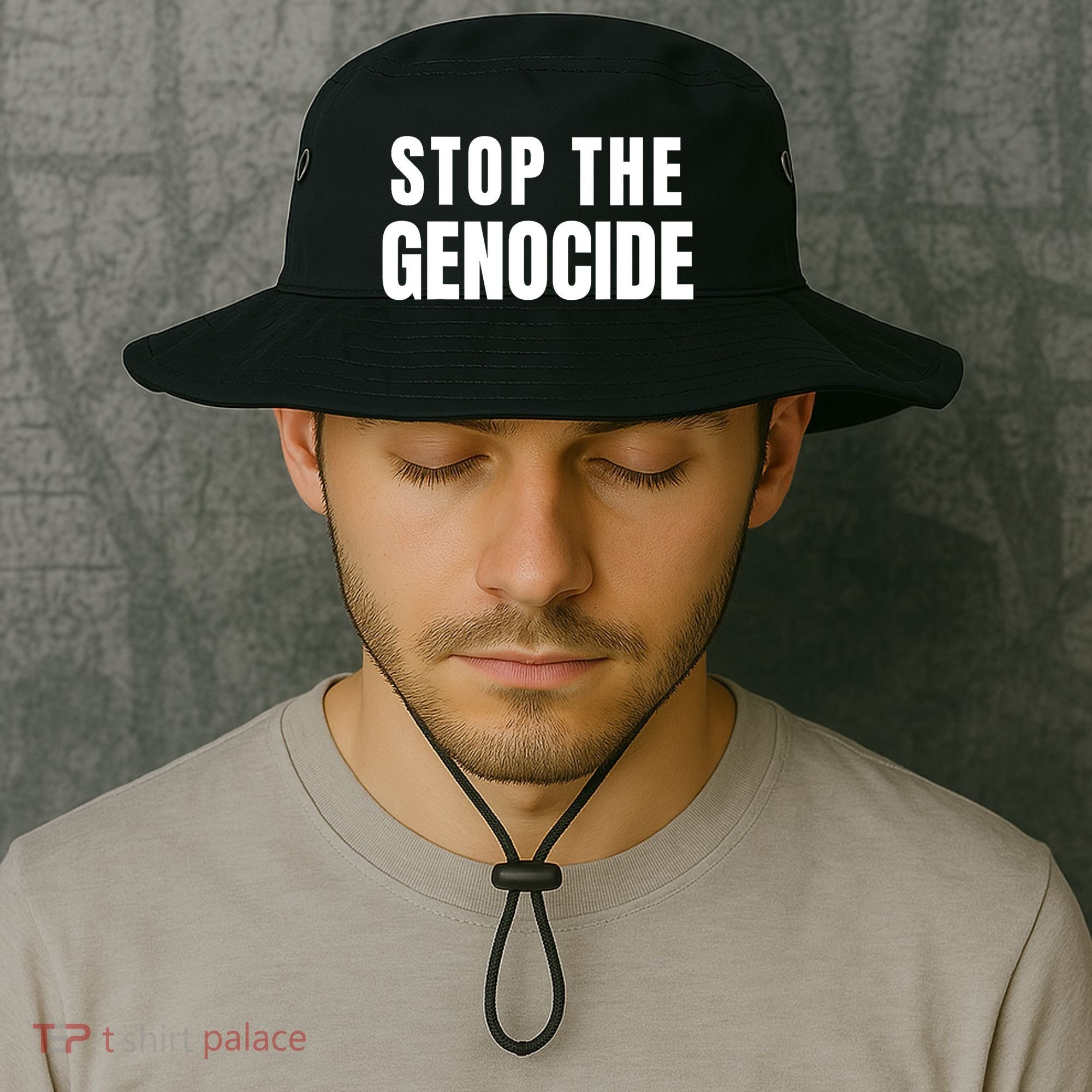 Stop The Genocide Bucket Hat