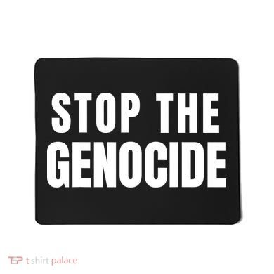 Stop The Genocide Mousepad