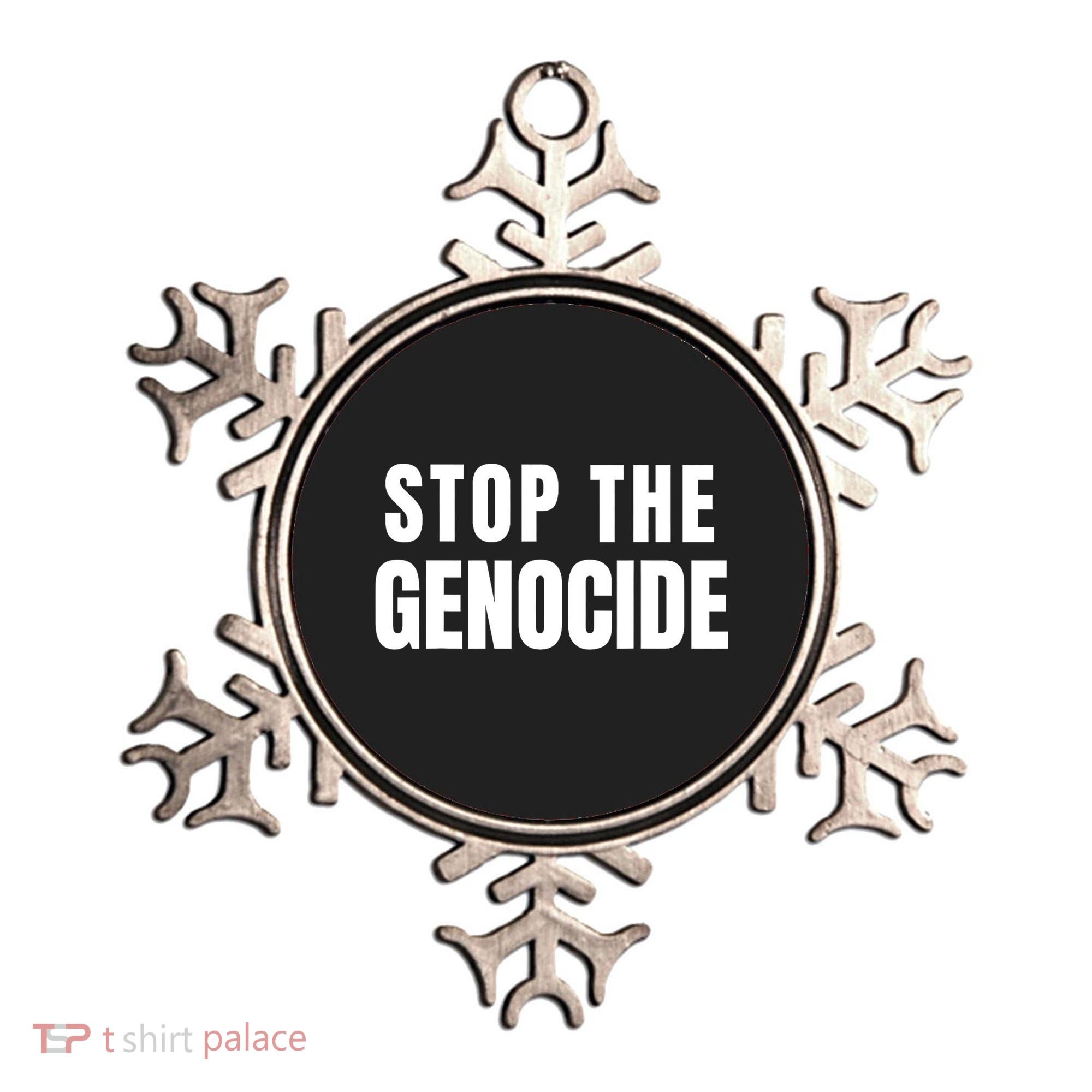 Stop The Genocide Ornament