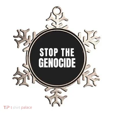 Stop The Genocide Ornament