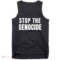 Stop The Genocide Tank Top thumb 0