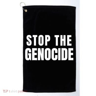 Stop The Genocide Golf Towel