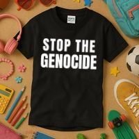 Stop The Genocide Kids T-Shirt thumb 3