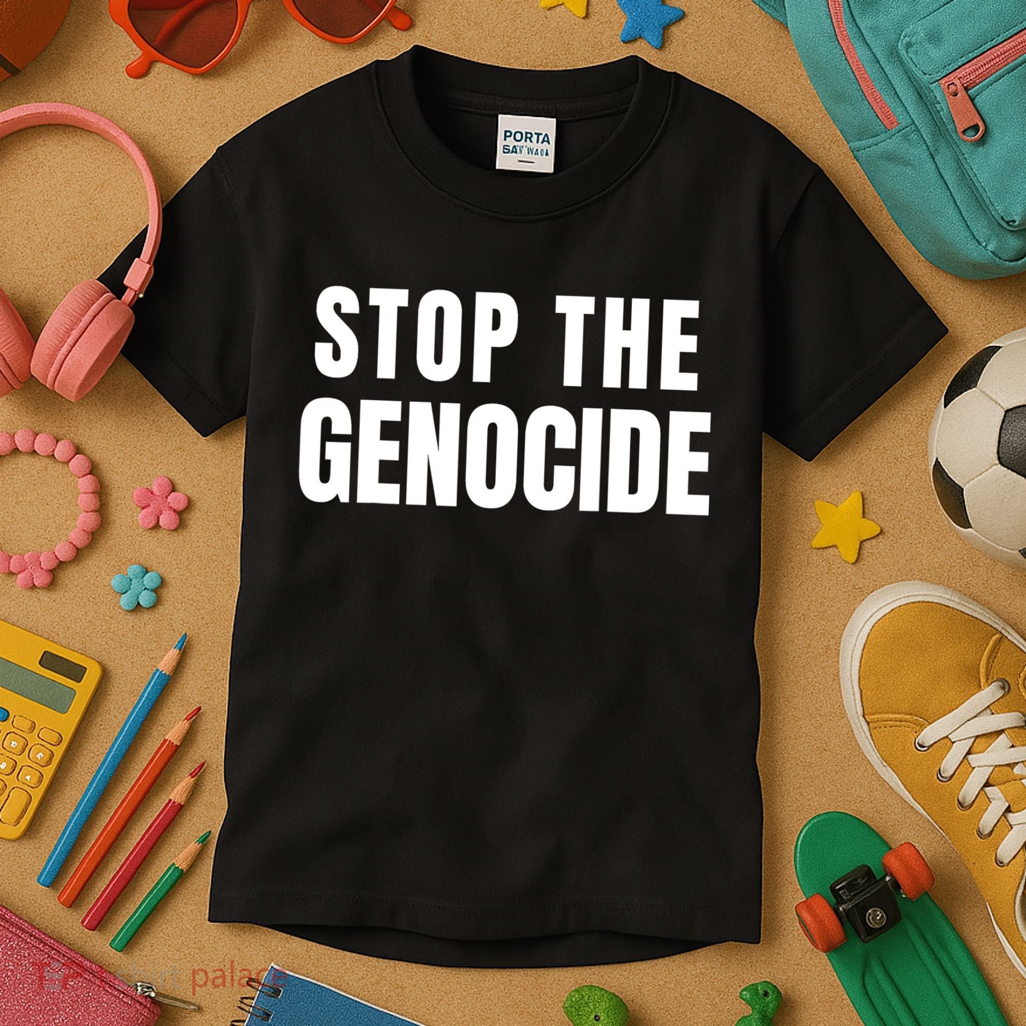 Stop The Genocide Kids T-Shirt