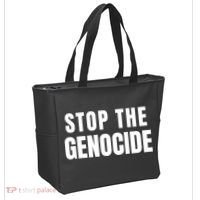 Stop The Genocide Tote Bag thumb 2