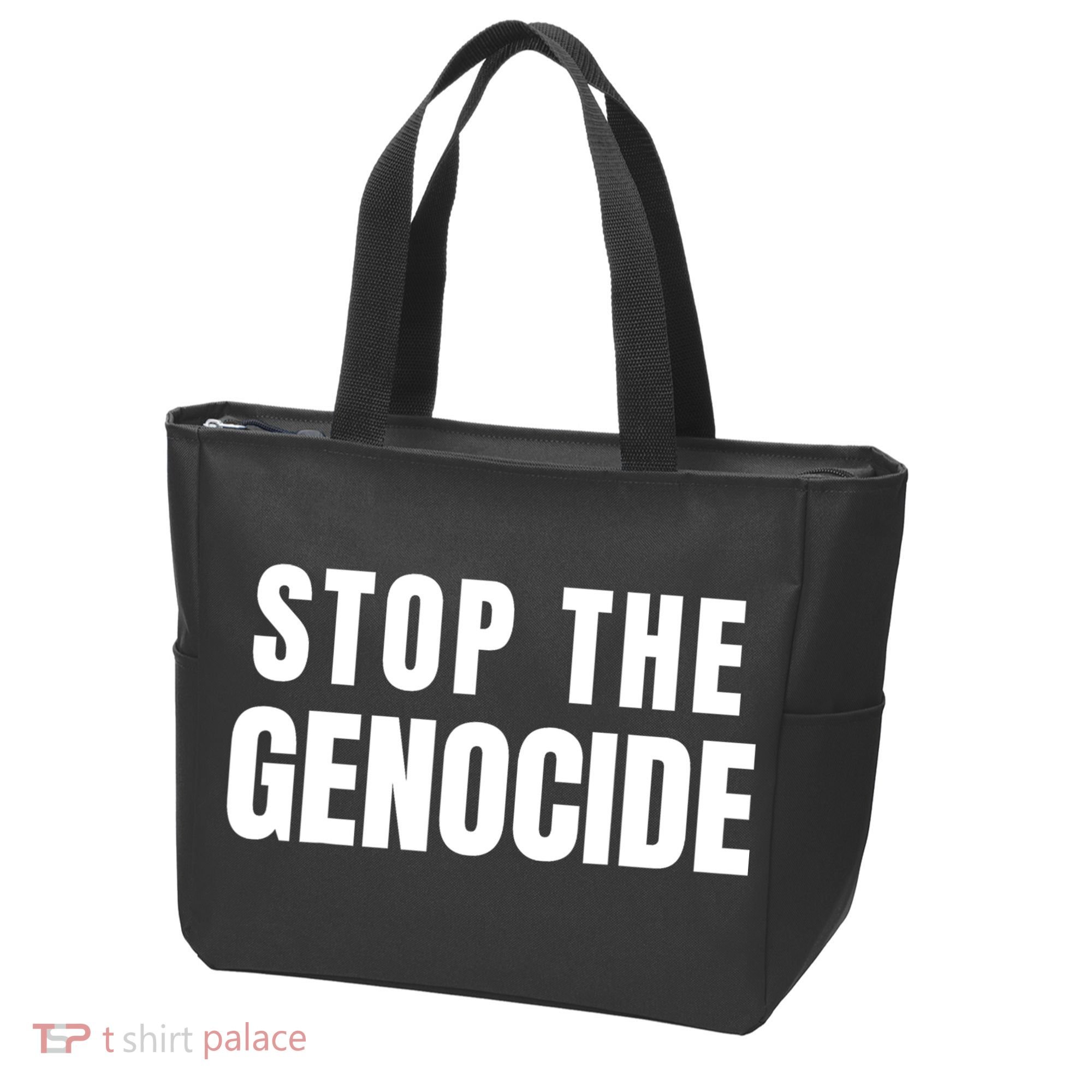 Stop The Genocide Tote Bag