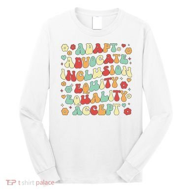 SPED Teacher Groovy Special Education Teacher  Long Sleeve Shirt