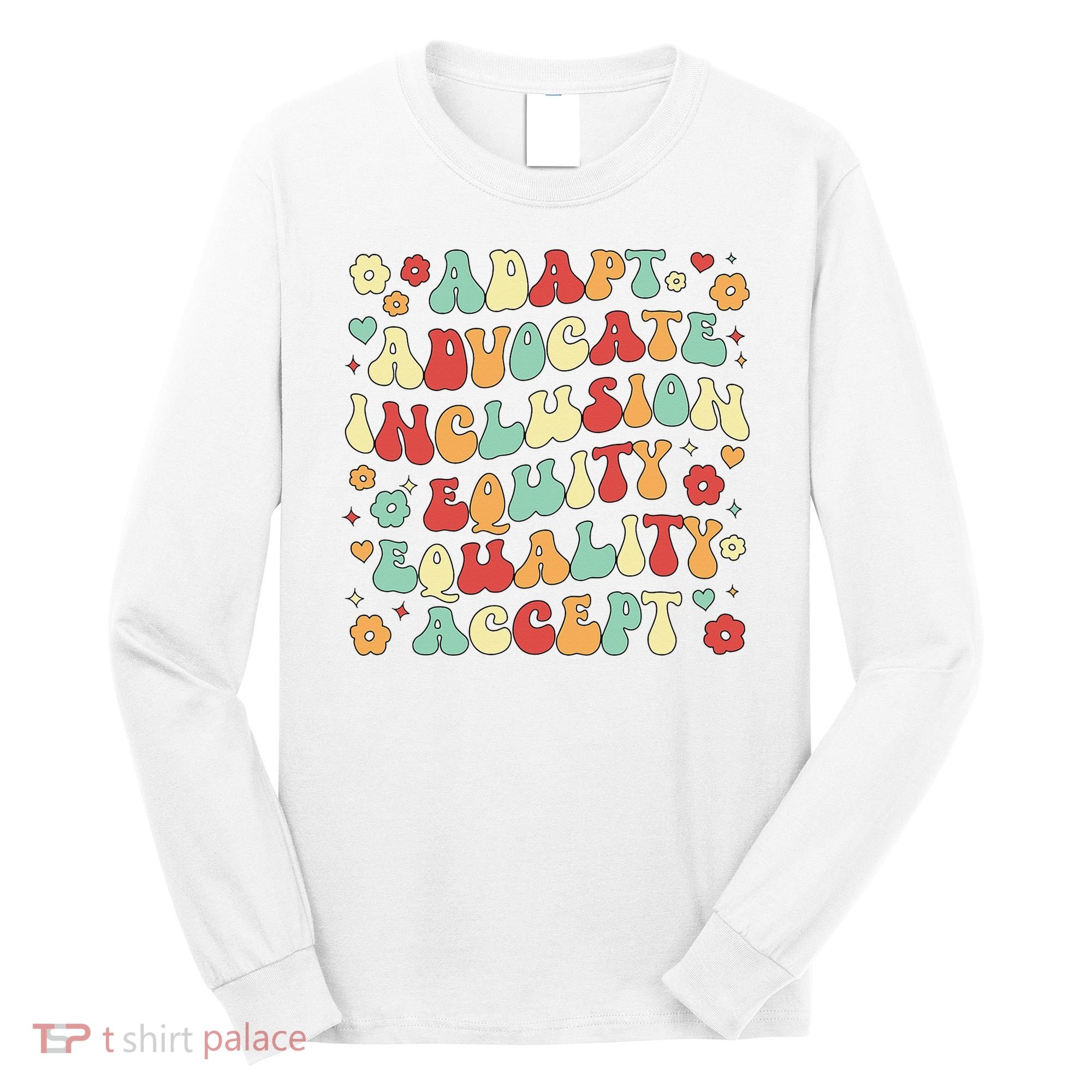 SPED Teacher Groovy Special Education Teacher  Long Sleeve Shirt