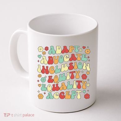 SPED Teacher Groovy Special Education Teacher  Coffee Mug