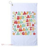 SPED Teacher Groovy Special Education Teacher  Golf Towel thumb 0