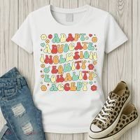 SPED Teacher Groovy Special Education Teacher  Women's T-Shirt thumb 3