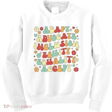 SPED Teacher Groovy Special Education Teacher  Kids Sweatshirt