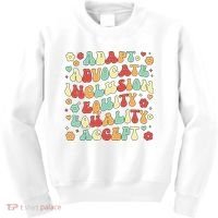 SPED Teacher Groovy Special Education Teacher  Kids Sweatshirt thumb 0