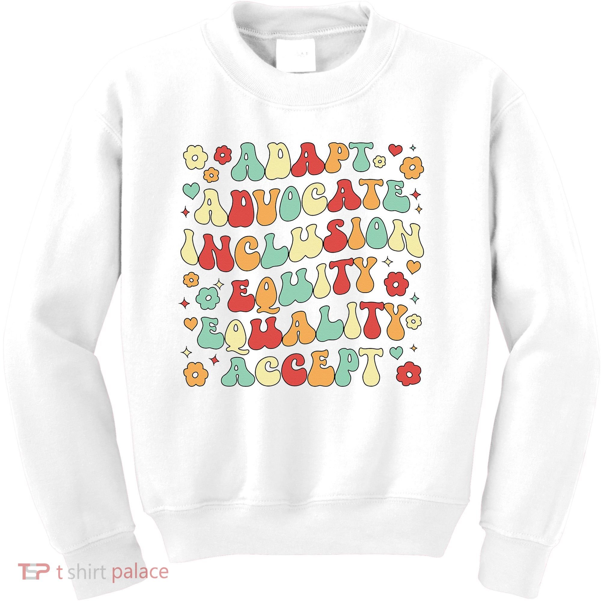 SPED Teacher Groovy Special Education Teacher  Kids Sweatshirt