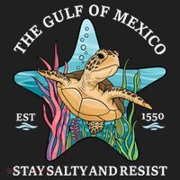 Stay The Gulf Of Mexico Be Salty And Resist Turtle Women's Sweatshirt thumb 2