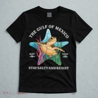 Stay The Gulf Of Mexico Be Salty And Resist Turtle T-Shirt thumb 5
