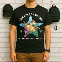 Stay The Gulf Of Mexico Be Salty And Resist Turtle T-Shirt thumb 6