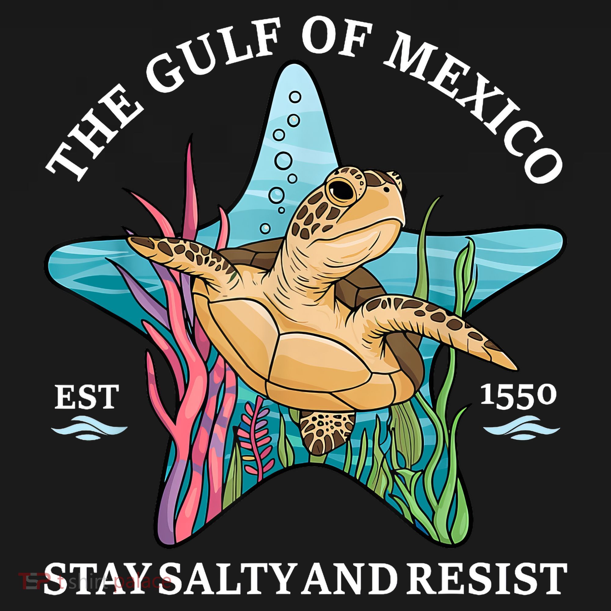 Stay The Gulf Of Mexico Be Salty And Resist Turtle Mousepad