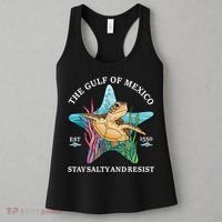Stay The Gulf Of Mexico Be Salty And Resist Turtle Women's Tank Top thumb 3