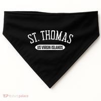 St Thomas Gift Classic Style St Thomas Us Virgin Islands Gift USA-Made Doggie Bandana thumb 0