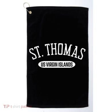 St Thomas Gift Classic Style St Thomas Us Virgin Islands Gift Golf Towel