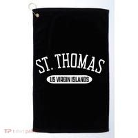 St Thomas Gift Classic Style St Thomas Us Virgin Islands Gift Golf Towel thumb 0