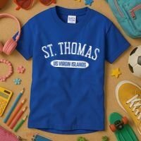 St Thomas Gift Classic Style St Thomas Us Virgin Islands Gift Kids T-Shirt thumb 3